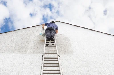 Peinture extérieure à Doizieux — façades et ravalement
